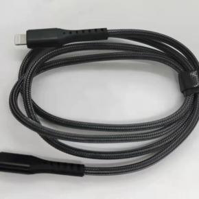 Lightning PD USB Cable with metal shell and braid (New Mould)