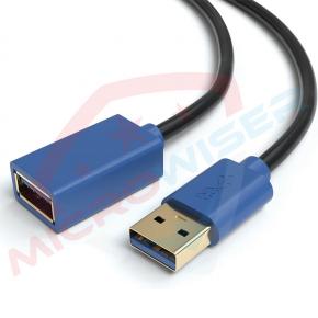 USB Cable Male to Female Blue