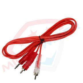 3.5mm to 2RCA Cable Transparent