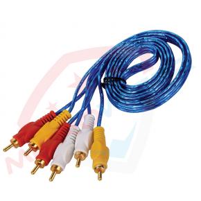 3RCA to 3RCA Cable with Al-Foil