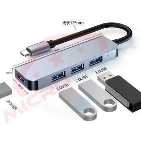 USB C to 4*USB Female HUB