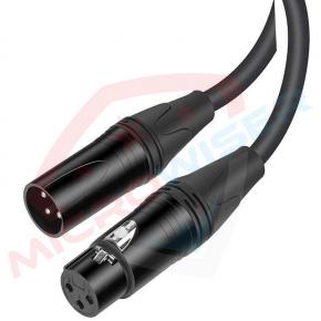 XLR Male to Female Cable Black