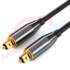 Premium Toslink Fiber Optical Cable Metal Shell