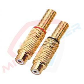 Gold plated RCA FEMALE CONNECTOR